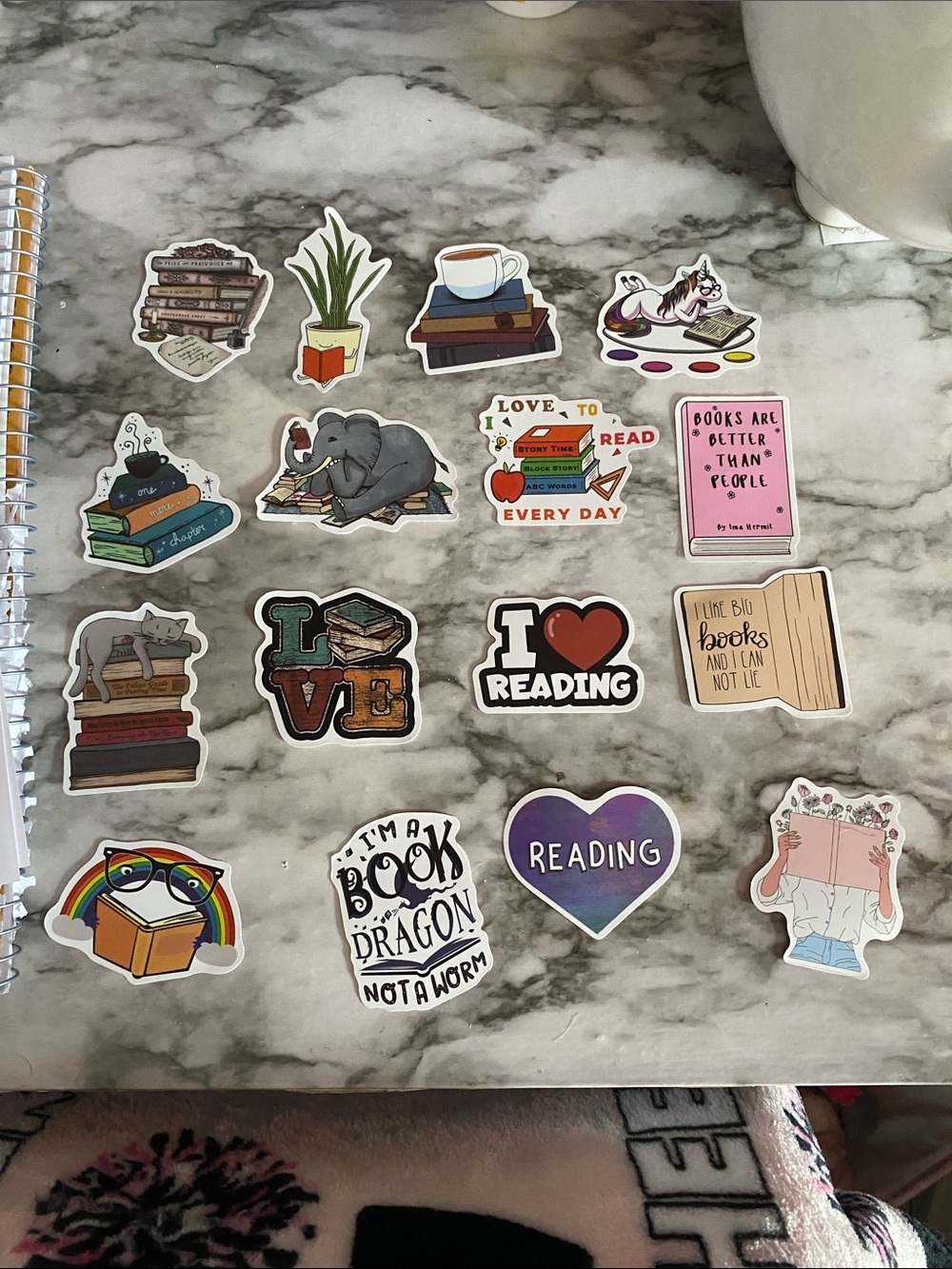 Assorted Reading & Book Lover Stickers - Picture 2 of 2